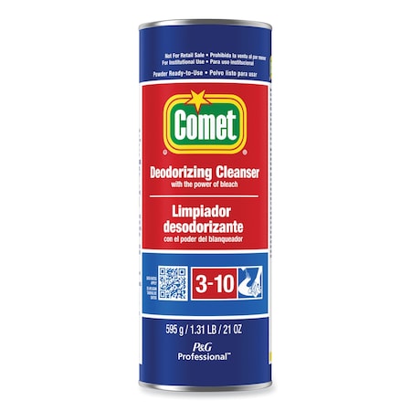Comet Cleanser with Chlorinol, Powder, 21 oz Canister 32987